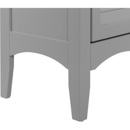 Teamson Home Glancy 2 Door Grey Linen Tower Cabinet - Size: 160.0 x 33.0 x 38.1cm - Wilko - thumbnail 5