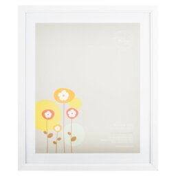 The Port. Co Gallery White Ridged Photo Frame 12 x 10 inch - Wilko