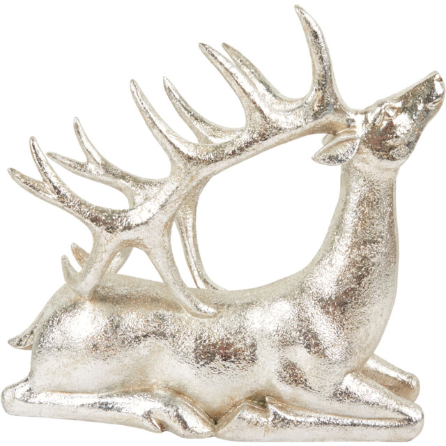 Ornate Reindeer Bottle Holder - Silver - Wilko - image 1