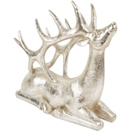 Ornate Reindeer Bottle Holder - Silver - Wilko - thumbnail 3