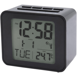 Acctim Cole RC Black Digital Alarm Clock - Size: 4 x 7.2 x 6cm - Wilko - thumbnail 4