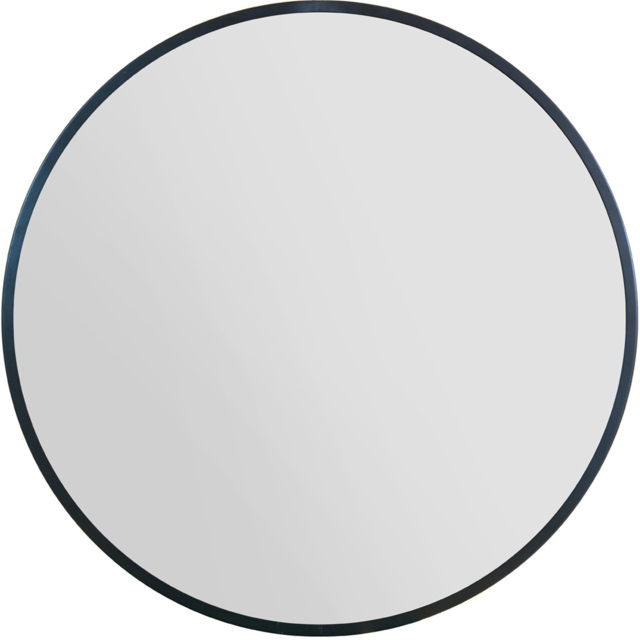 The Fenestra Black Metal Wall Mirror 120 x 120cm - MirrorOutlet - Wilko - image 1