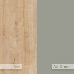 Decortie Clara Ash Green and Oak Console Sideboard - Multi - Wilko - thumbnail 6