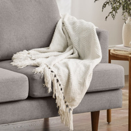 Furniturebox Flora 2 Seater Taupe Recycled Sofa - Wilko - thumbnail 4