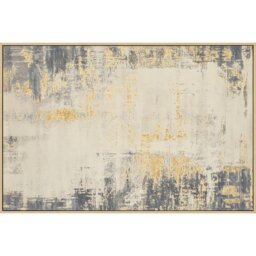 Bronze Carved Effect Contemporary Canvas - Wilko