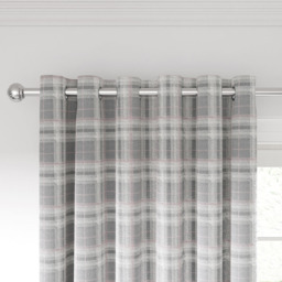 Helena Springfield Harriet Woven Lined Blush and Grey Curtains 168 x 137cm - Size: W 168 x D 137cm - Blush/Grey - Wilko - thumbnail 3