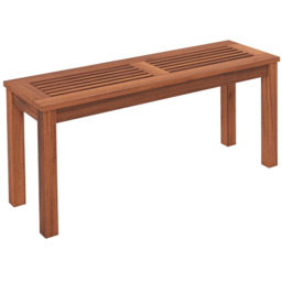 Costway 2 Seater Wooden Garden Bench - Size: 108 x 37 x 12cm - Multi - Wilko - thumbnail 3