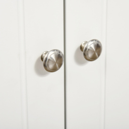 Portland 2 Door 3 Shelf White Display Cabinet - Wilko - thumbnail 5