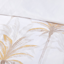 Palms Metallic Duvet Set Neutral King - Divante - Wilko - thumbnail 5