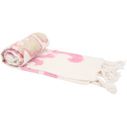 Theodora Tassel Throw Cream - Wilko - thumbnail 3