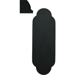 MirrorOutlet The Duplici Black Metal Double Arched Oval Wall Mirror 150 x 52cm - Wilko - thumbnail 5