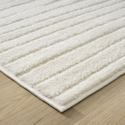 Desire Rugs Aya Cream Embossed Lines Rug 80 x 150cm - Wilko - thumbnail 7