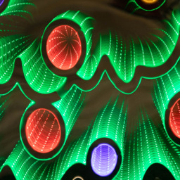 Samuel Alexander Multicolour LED Light Up Christmas Tree Infinity Xmas Decoration 4ft - Wilko - thumbnail 4