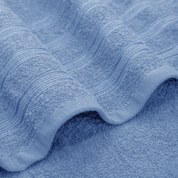 Velosso Hampi Cotton Blue Bath Sheet Set of 2 - Wilko - thumbnail 4