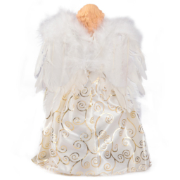 Living and Home Gold Angel Christmas Tree Topper with Lights - Size: 18 x 32 x 6cm - Wilko - thumbnail 5