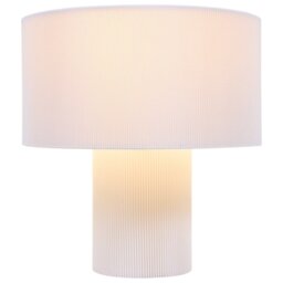 Amila Table Lamp White - Wilko