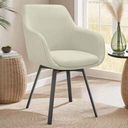 tectake Alicon Set of 4 Greige Dining Chair - Grey - Wilko
