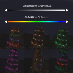 ValueLights Smart App-Control RGBIC IP65 Outdoor and Indoor String Rope Light 10m - Size: 1000 x 13.5 x 32.5cm - White - Wilko - thumbnail 6