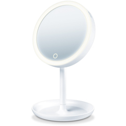 Beurer White Illuminated Vanity Mirror - Size: 24 x 24cm - Wilko - thumbnail 4