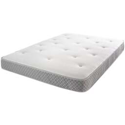 Aspire Crystal Pocket+ Small Single Comfort 1000 Pocket Dual Sided Tufted Mattress - White - Aspire Beds - Wilko