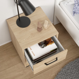 Florence Sofia 2 Drawer Jackson Hickory Nightstand - Brown - Furniture To Go - Wilko - thumbnail 6