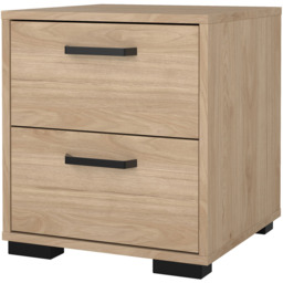 Florence Sofia 2 Drawer Jackson Hickory Nightstand - Brown - Furniture To Go - Wilko - thumbnail 4