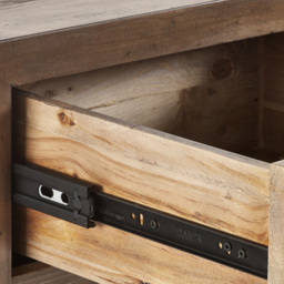 Julian Bowen Heritage 5 Drawer Distressed Chest of Drawers - Brown - Wilko - thumbnail 7