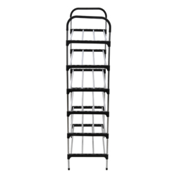 Living and Home 6 Tier Stackable Shoe Rack Organiser - Size: 60 x 30 x 110cm - Wilko - thumbnail 5