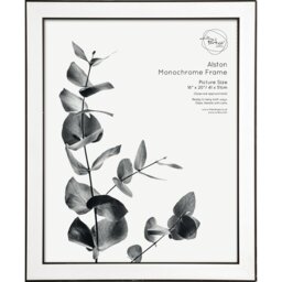 The Port. Co Gallery Alston Monochrome Photo Frame 16 x 20 inch - Size: 20 x 16 Inch - Wilko