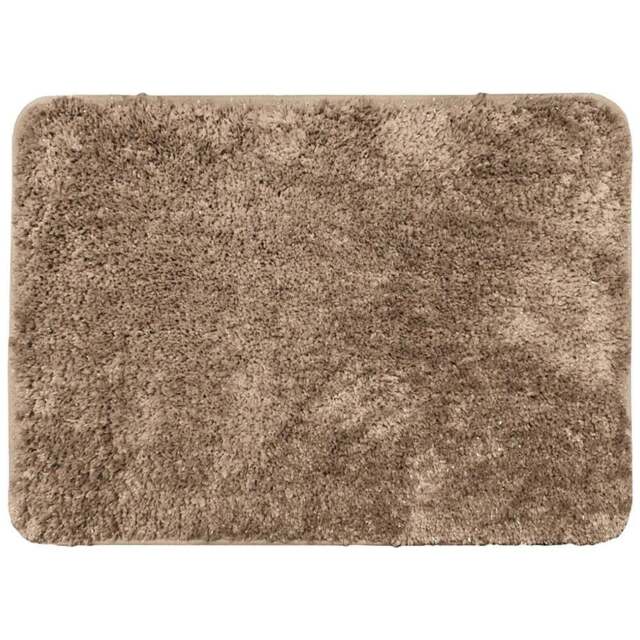 Allure Bath Fashions Sparkle Bling Mocha Non Slip Bath Mat 40 x 60cm - Size: 40 x 60 x 1cm - Brown - Wilko - image 1