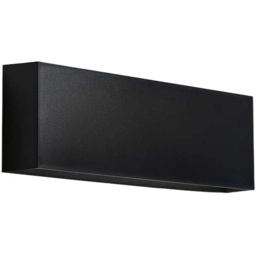 ValueLights Jake Matte Black LED Outdoor Wall Downlight - Size: 8 x 24 x 4.1cm - Wilko