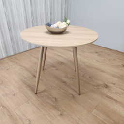 Kosy Koala 4 Seater Round Dining Set Grey - Beige - Wilko - thumbnail 4