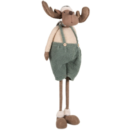 Extendable Cosy Christmas MooseCream and Green - Mistletoe Cottage - Wilko - thumbnail 6