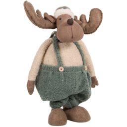 Extendable Cosy Christmas MooseCream and Green - Mistletoe Cottage - Wilko - thumbnail 5