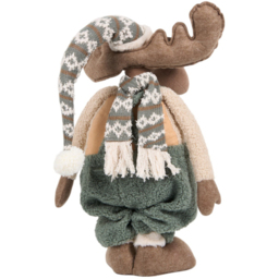 Extendable Cosy Christmas MooseCream and Green - Mistletoe Cottage - Wilko - thumbnail 4