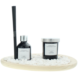 French Connection Lemon and Lavender Diffuser and Scented Candle 2 Piece Gift Set - Size: 22.7 x 8.3 x 23.9cm - n/a - Wilko - thumbnail 3