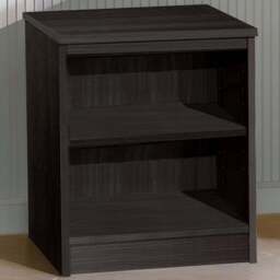 R White Cabinets 2 Shelf Black Desk Height Wide Bookcase - Size: 72.8 x 60 x 54cm - Wilko
