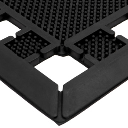 JVL Maiva Welcome Rubber Scraper Doormat 40 x 60cm - Black - JVL Homewares - Wilko - thumbnail 5