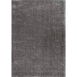 Soft Sumptuous Rug Silver 170cm - Wilko