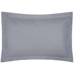 Serene Oxford Grey Pillowcase - Size: 27 x 20cm - Wilko - thumbnail 1