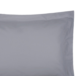 Serene Oxford Grey Pillowcase - Size: 27 x 20cm - Wilko - thumbnail 3