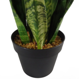 Leaf Tropical Zeylanica Sansevieria Artificial Plant Pot 70cm - Size: 70 x 17 x 17cm - Green - Wilko - thumbnail 5