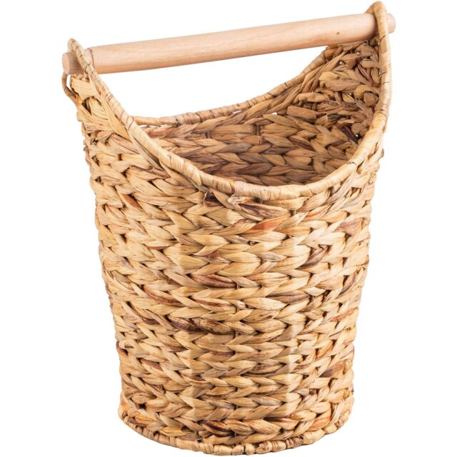 Natural Braided Toilet Roll Basket - Wilko - image 1