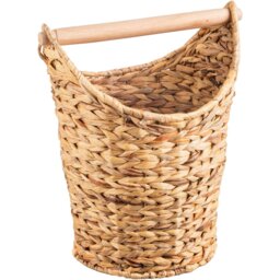Natural Braided Toilet Roll Basket - Wilko - thumbnail 1