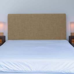 Bedmaster Valencia Small Double Cream Linen Plain Headboard - Wilko - thumbnail 1