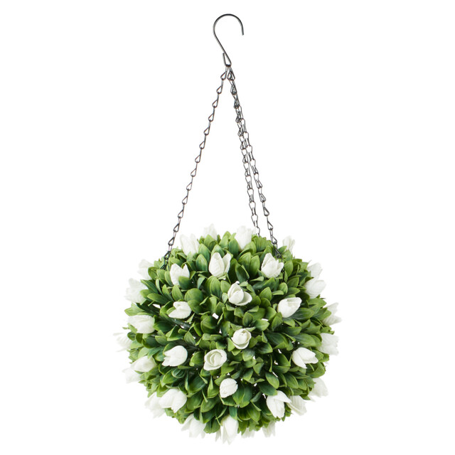 Flower Ball - White - Wilko - image 1