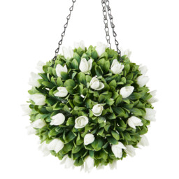 Flower Ball - White - Wilko - thumbnail 3