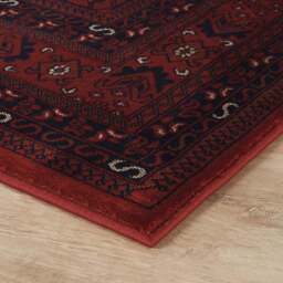 Desire Rugs Yasmin Red Traditional Bukhara Oriental Style Rug 60 x 220cm - Size: 220 x 60 x 1.1cm - Wilko - thumbnail 5