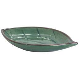 Ceramic Glaze Soap Dish Green - Wilko