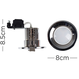 ValueLights Chrome Cool White LED Ceiling Downlight 4 Pack - Silver - Wilko - thumbnail 5